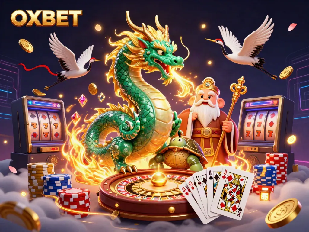 Experience unparalleled wins with OXBET's vibrant gaming scene featuring dynamic characters and thrilling casino elements.