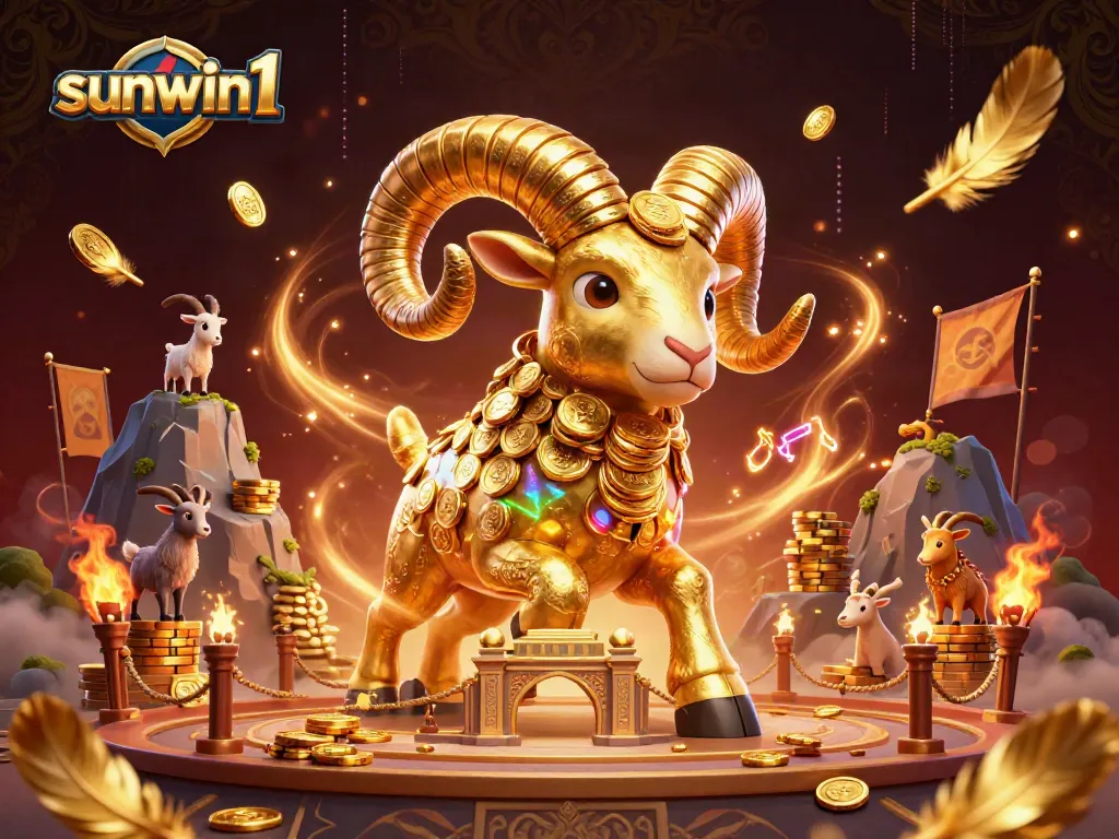 Experience thrilling gaming adventures at sunwin1 with dynamic casino illustration featuring immersive golden elements.