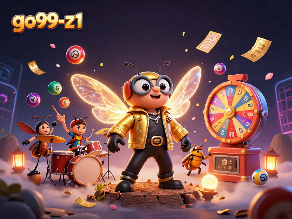 Experience vibrant gambling action with go99-z1 in a lively 3D casino scene.