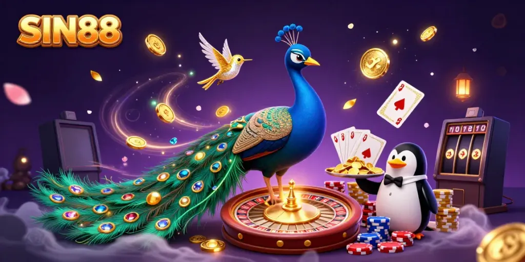 Experience dynamic casino gaming with SIN88 featuring splendid characters and vibrant gaming elements.